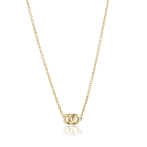 The Knot Mini Halsband Guld - Carolina Gynning Halsband - Snabb frakt & paketinslagning - Nordicspectra.se