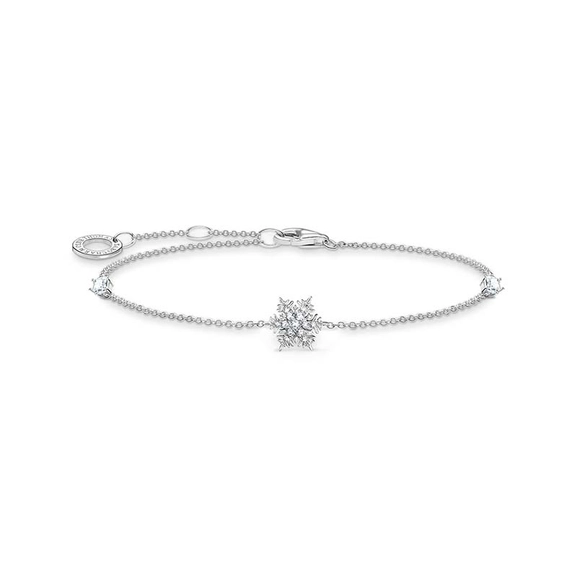 Armband Schneeflocke Mit Weißen Steinen Silber von Thomas Sabo, Schneller Versand - Nordicspectra.de