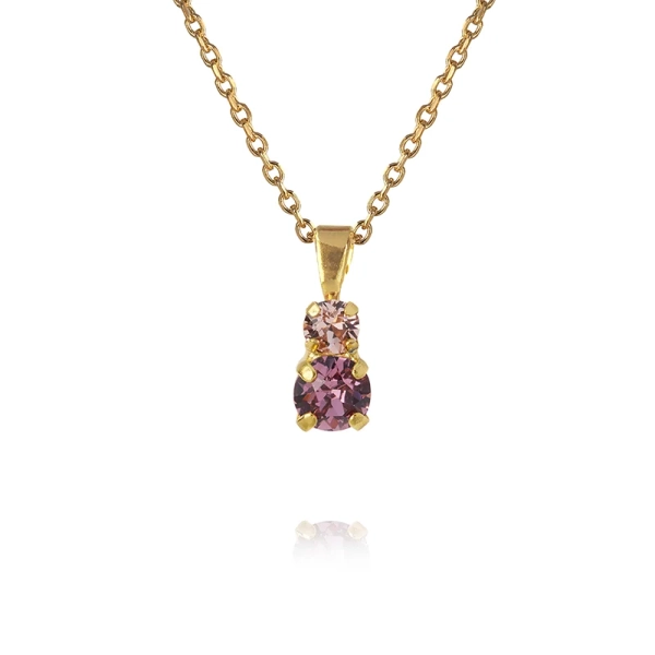 Leah Necklace Gold Iris Combo - Caroline Svedbom - Nopea toimitus ja lahjapakkaus - Nordic Spectra