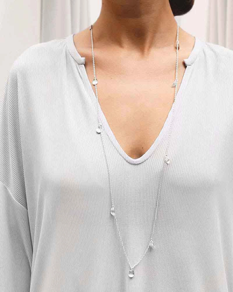 Leaf Drop Long Necklace - Drakenberg Sjölin Halsband - Snabb frakt & paketinslagning - Nordicspectra.se