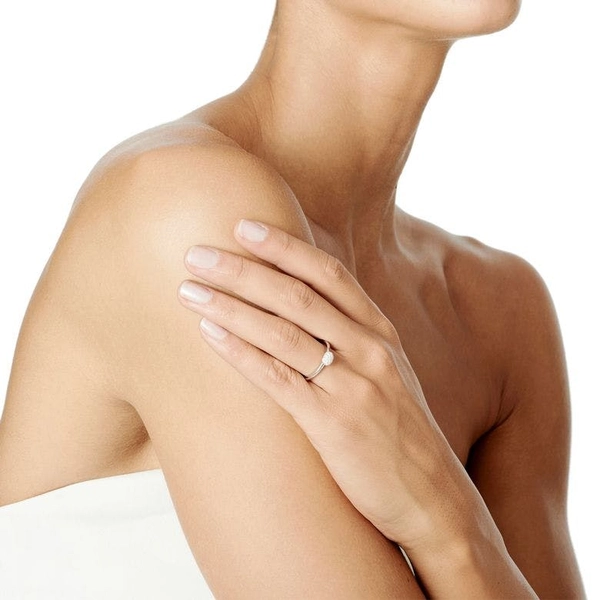 Love Bead Ring - Diamonds White Gold - Efva Attling ringar - Snabb frakt & paketinslagning - Nordicspectra.se