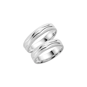 281-5 White Gold - Wedding & engagement rings - Schalins - Scandinavian design - Nordic Spectra