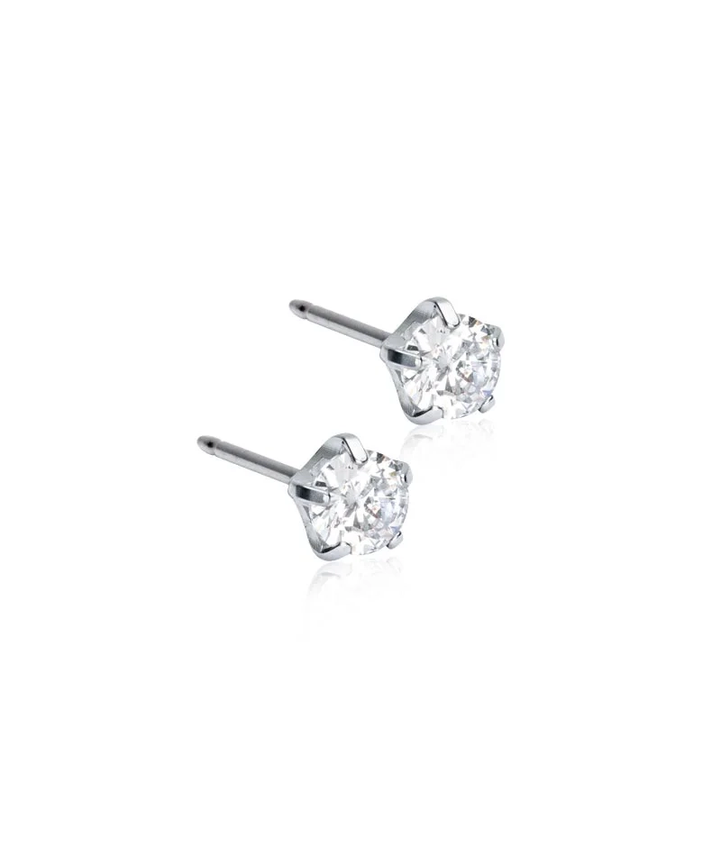 Blomdahl - ST Tiffany Precious 5 mm CZ White