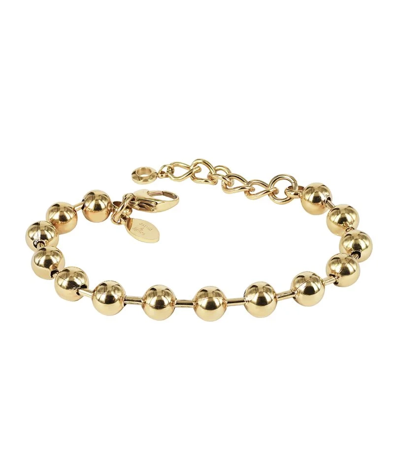 ANNIE Big Armband Guld - Astrid & Agnes - Nordic Spectra