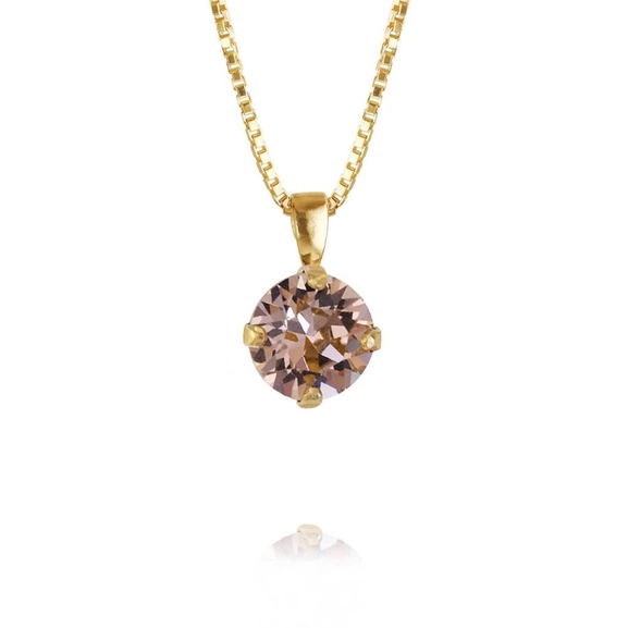 Classic Petite Necklace Gold Vintage Rose - Caroline Svedbom - Nopea toimitus ja lahjapakkaus - Nordic Spectra