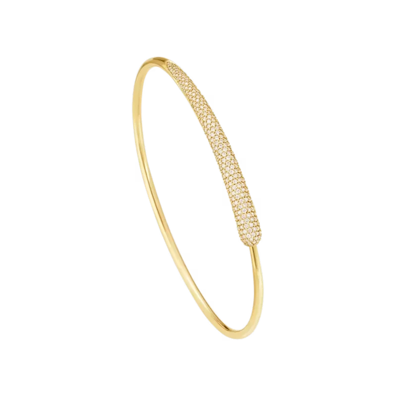 Georg Jensen - Mercy Armring Pav&eacute; & Guld