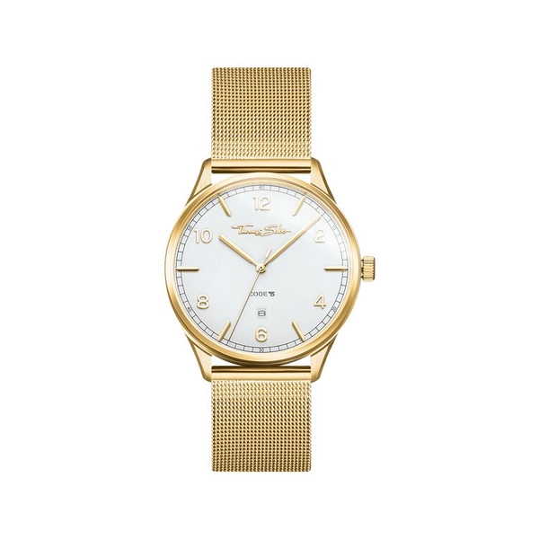 Klocka Code TS Guld 40 mm - Thomas Sabo klocka - Snabb frakt & paketinslagning - Nordicspectra.se