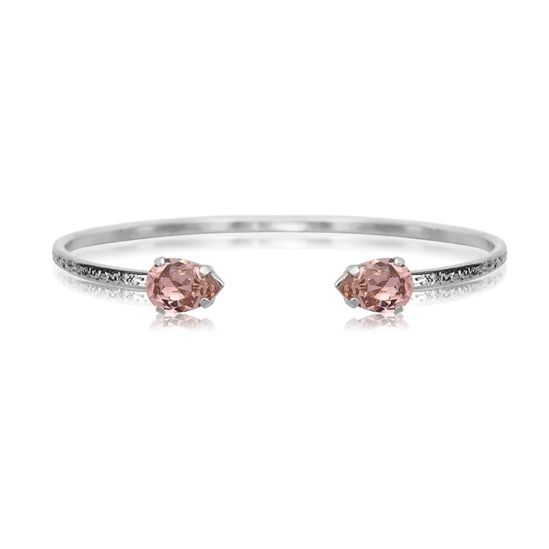 Caroline Svedbom - Flower Girl Bracelet Rhodium Vintage Rose (Kids)