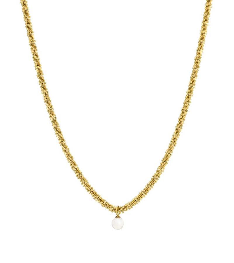 Tinsel Necklace Pearl Gold - Edblad - Snabb frakt & paketinslagning - Nordicspectra.se