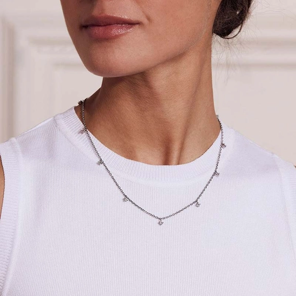 Leonore Mini Necklace Multi Steel - Edblad - Snabb frakt & paketinslagning - Nordicspectra.se
