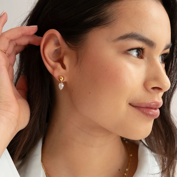 Katie Earrings Gold från Syster P