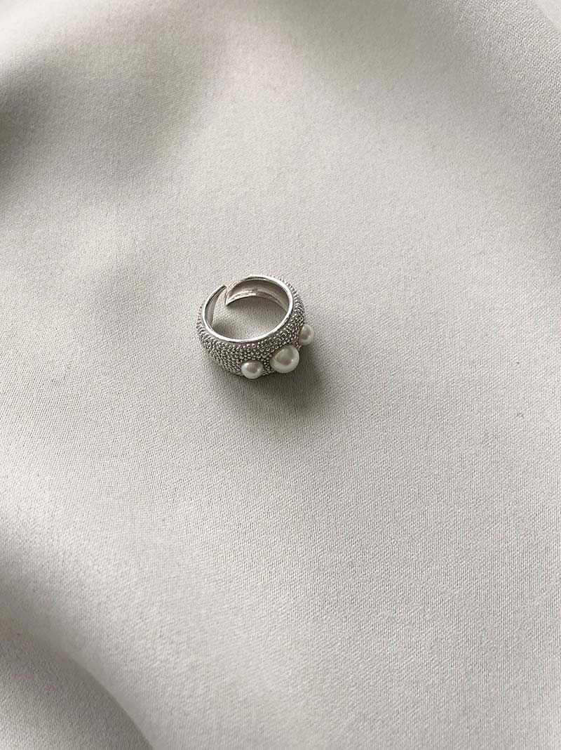 Pearl Bubble Ring Silver -CU Jewellery - Snabb frakt & paketinslagning - Nordicspectra.se