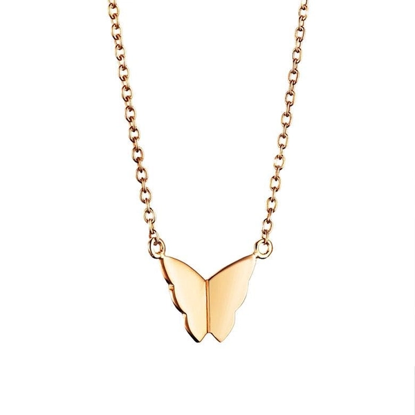 Little Miss Butterfly Necklace Gold - Efva Attling - Suuri valikoima & ilmainen lahjapaketointi - Nordicspectra.fi