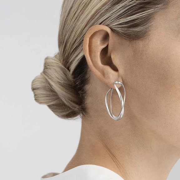 Infinity Ohrringe Groß von Georg Jensen, Schneller Versand - Nordicspectra.de
