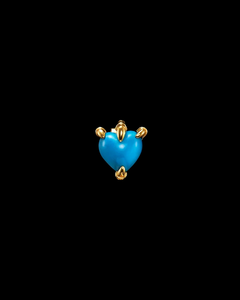 Claw Stud Turquoise Gold - Maria Nilsdotter - Schmuck im skandinavischen Design - Nordic Spectra