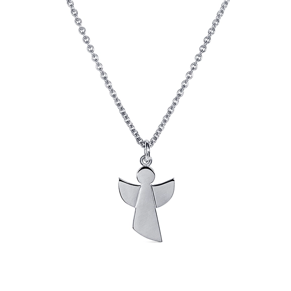 My Angel Halsband Vitguld - Snabb frakt & fri paketinslagning - Nordicspectra.se
