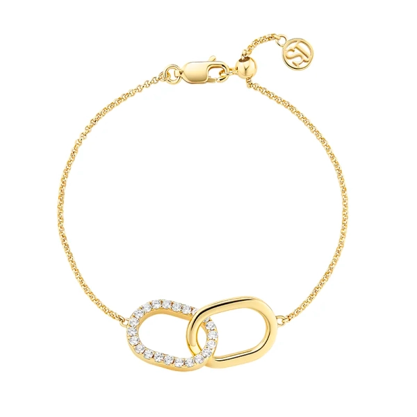 Capizzi Due Piccolo Armband Silver / Guld från Sif Jakobs