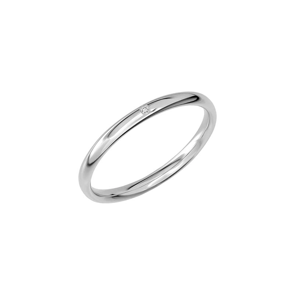 SR2043 White Gold - Wedding & engagement rings - Schalins - Scandinavian design - Nordic Spectra