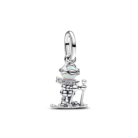 Skifahrer Charm-Anhänger - PANDORA - Nordic Spectra