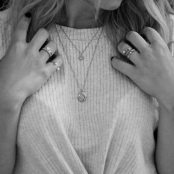 One Star Neck Silver -CU Jewellery - Snabb frakt & paketinslagning - Nordicspectra.se