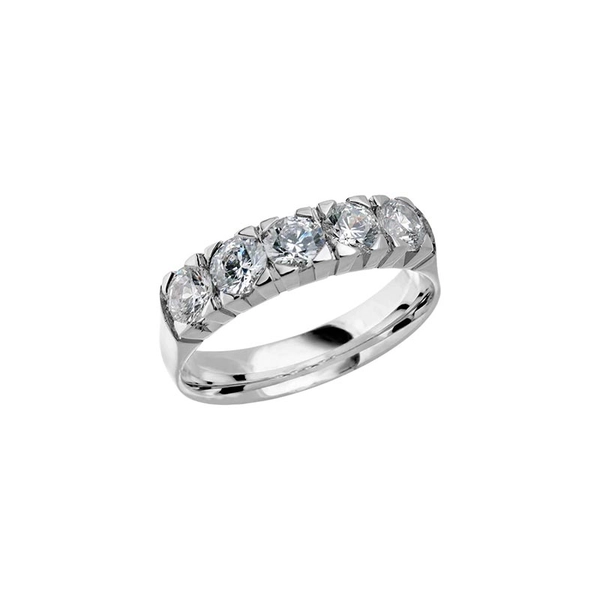 Rocky 1.00 White Gold - Wedding & engagement rings - Schalins - Scandinavian design - Nordic Spectra