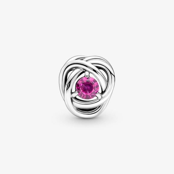 Födelsesten Oktober Evighetssymbol Rosa Sten Berlock - PANDORA - Snabb frakt & paketinslagning - Nordicspectra.se