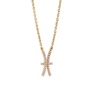 Double Trouble & Stars Necklace Gold - Efva Attling - Suuri valikoima & ilmainen lahjapaketointi - Nordicspectra.fi