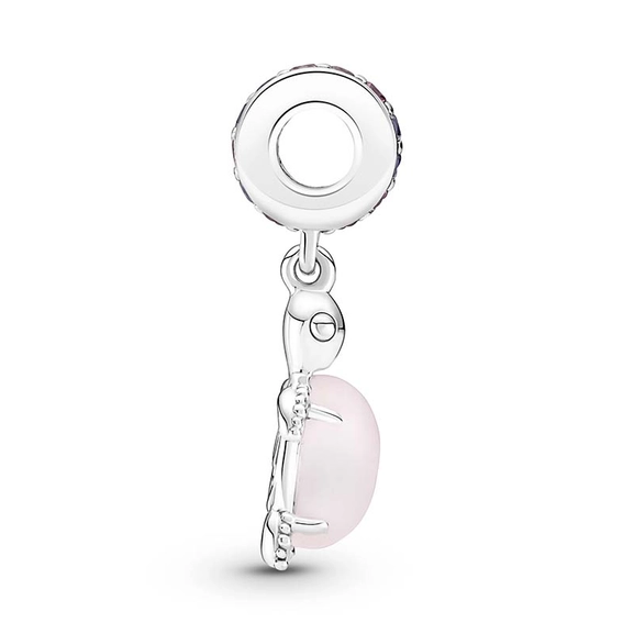 Rosafarbene Meeresschildkröte Murano-Glas Charm-Anhänger von PANDORA, Schneller Versand - Nordicspectra.de