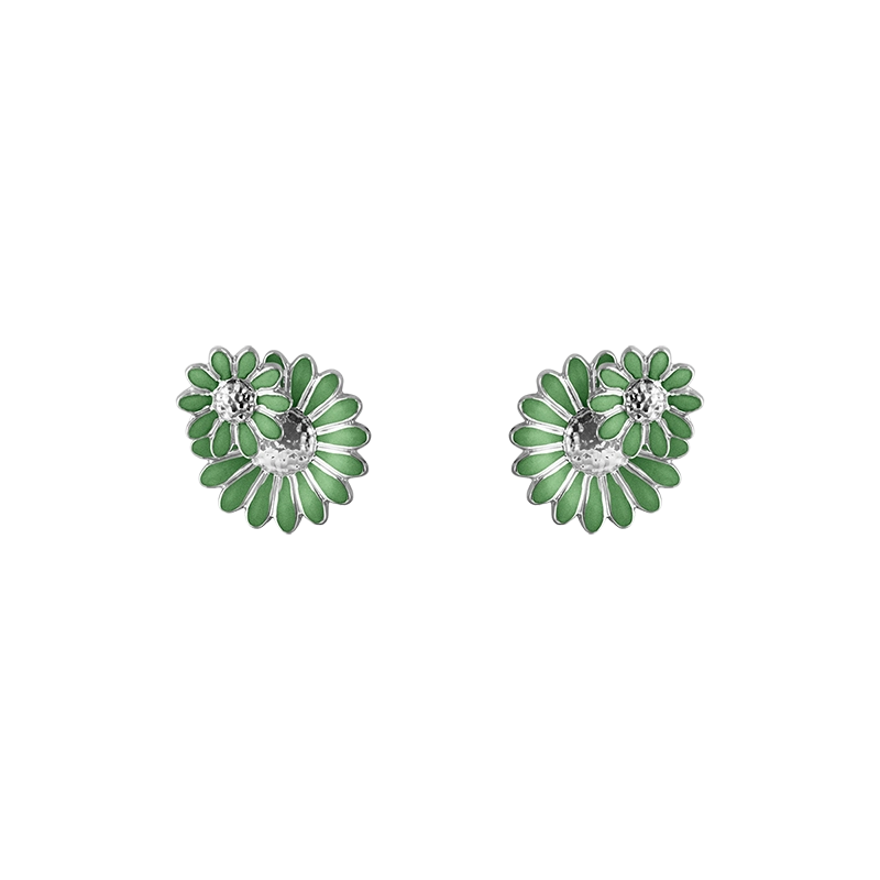 Georg Jensen - Daisy x Stine Goya Vivid Green Stift&ouml;rh&auml;ngen