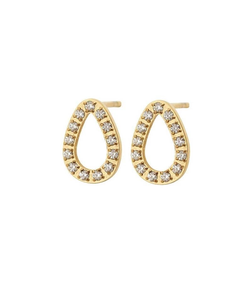 Sander Contour Studs CZ Gold - Edblad - Snabb frakt & paketinslagning - Nordicspectra.se