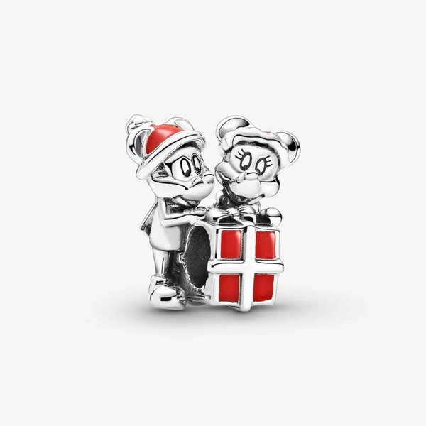 Disney Musse Pigg och Mimmi Pigg Julklapp Berlock - PANDORA - Snabb frakt & paketinslagning - Nordicspectra.se