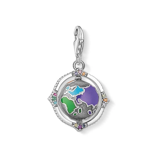 Vintage Jordglob Brokig Berlock - Thomas Sabo berlock - Snabb frakt & paketinslagning - Nordicspectra.se