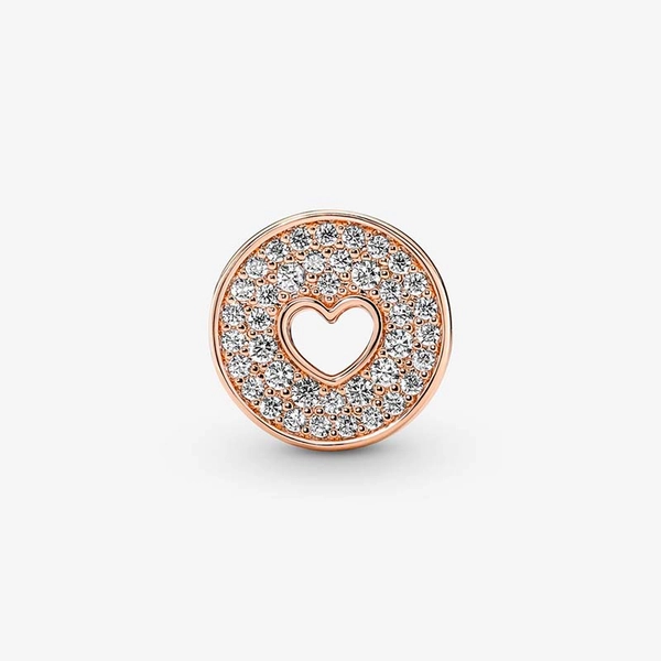 Pavé & Herz Jahrestag Charm von PANDORA, Schneller Versand - Nordicspectra.de