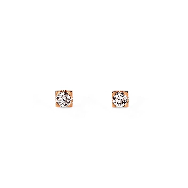Sofia Diamond Earrings Gold  von Nordic Spectra, Schneller Versand - Nordicspectra.de