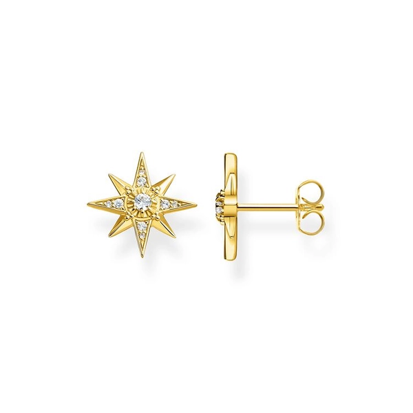 Stiftörhängen Glittrande Stjärna Guld - Thomas Sabo örhängen - Snabb frakt & paketinslagning - Nordicspectra.se