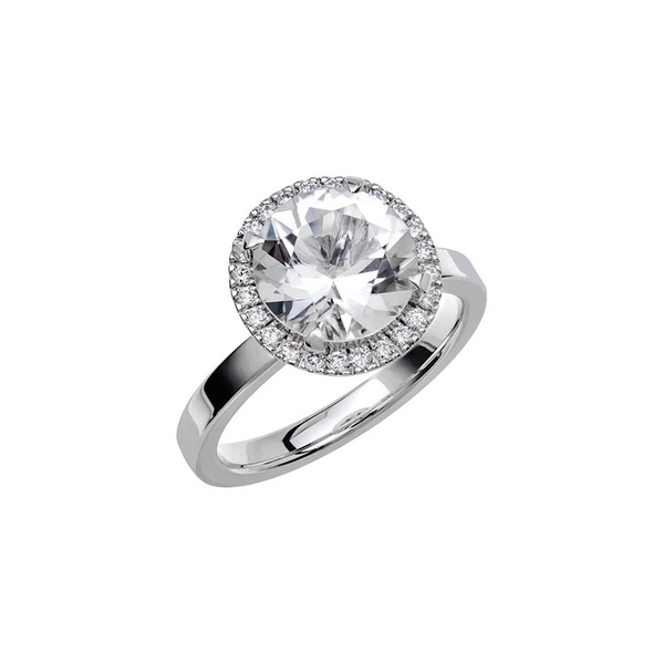 Fairytale 9 Snow White Beryl White Gold - Wedding & engagement rings - Schalins - Scandinavian design - Nordic Spectra