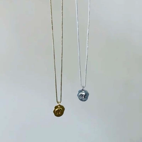 Letters Elephant Pendant Silver -CU Jewellery - Snabb frakt & paketinslagning - Nordicspectra.se