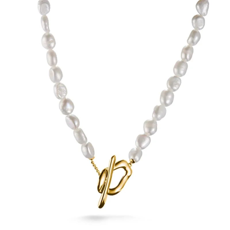 Thomas Sabo - Natural Beauty Mixat Pärlhalsband Guld