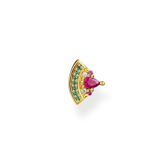 Einzel Ohrstecker Wassermelone Gold von Thomas Sabo, Schneller Versand - Nordicspectra.de