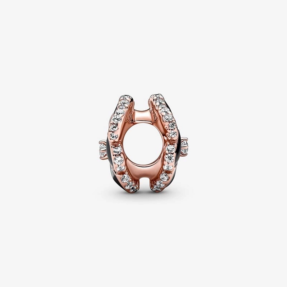 Dunkelviolettes Stiefmütterchen Charm von PANDORA, Schneller Versand - Nordicspectra.de