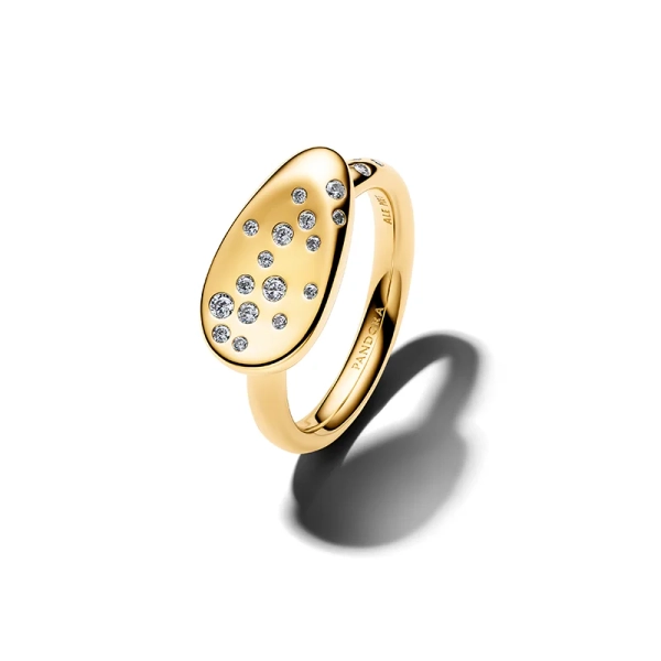 Kleiner Steinring aus Gold von Pandora