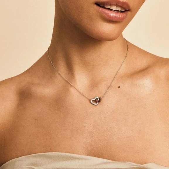 Eternal Heart Necklace Steel - Edblad - Snabb frakt & paketinslagning - Nordic Spectra