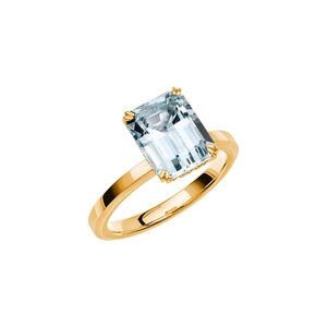 Fairytale 13 Aquamarine Gold - Wedding & engagement rings - Schalins - Scandinavian design - Nordic Spectra