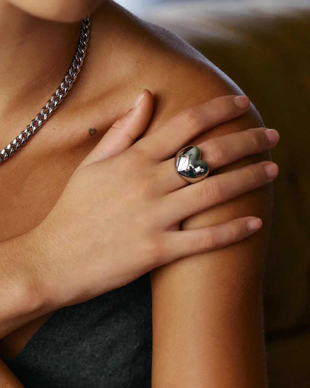 Barley Signet Ring Steel - Edblad - Snabba leveranser - Gratis paketinslagning