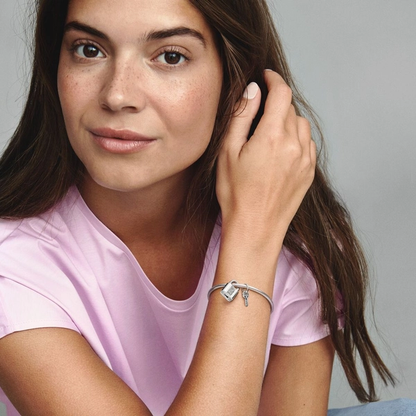 Vorhängeschloss und Schlüssel Charm-Anhänger von PANDORA, Schneller Versand - Nordicspectra.de