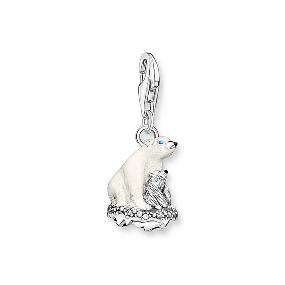 Charm-hängsmycke Isbjörnar Silver - Thomas Sabo berlock - Snabb frakt & paketinslagning - Nordicspectra.se