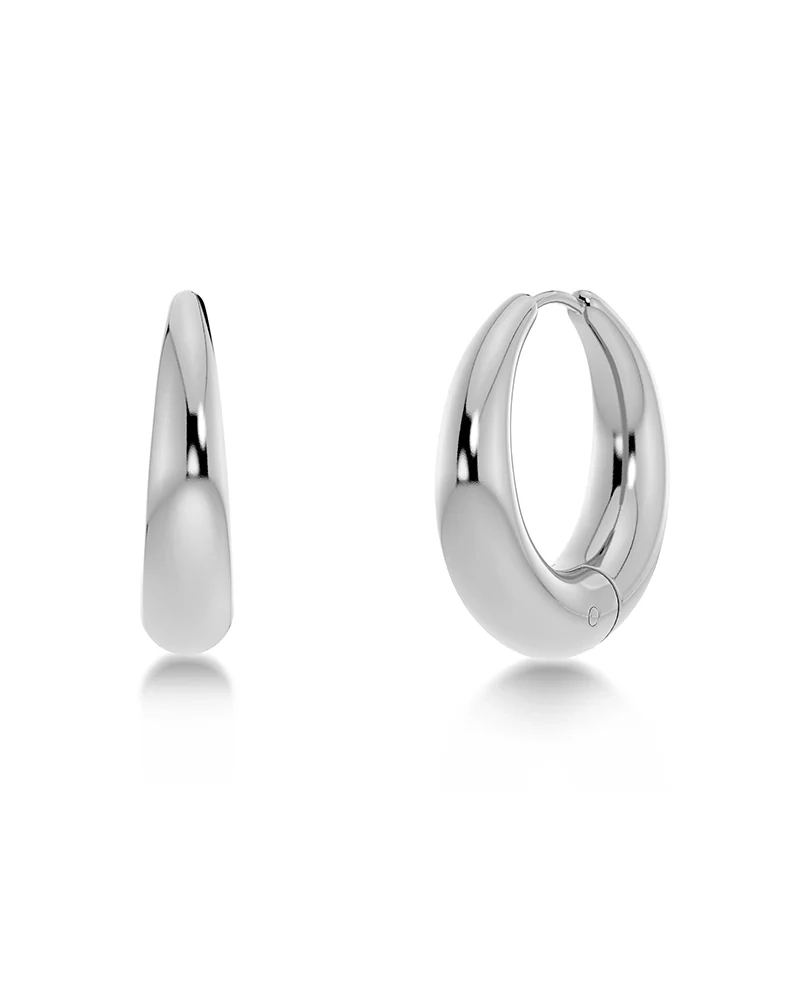 Furo Hoops L Silver