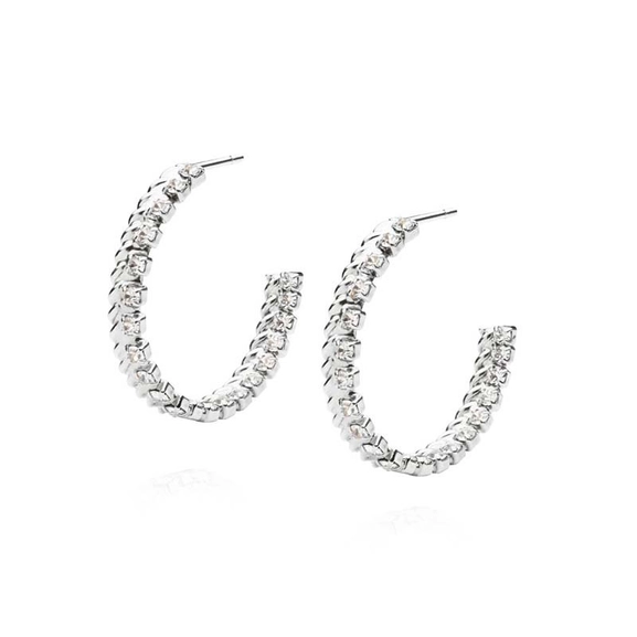 Kaia Earring Rhodium Crystal - Caroline Svedbom - Nopea toimitus ja lahjapakkaus - Nordic Spectra