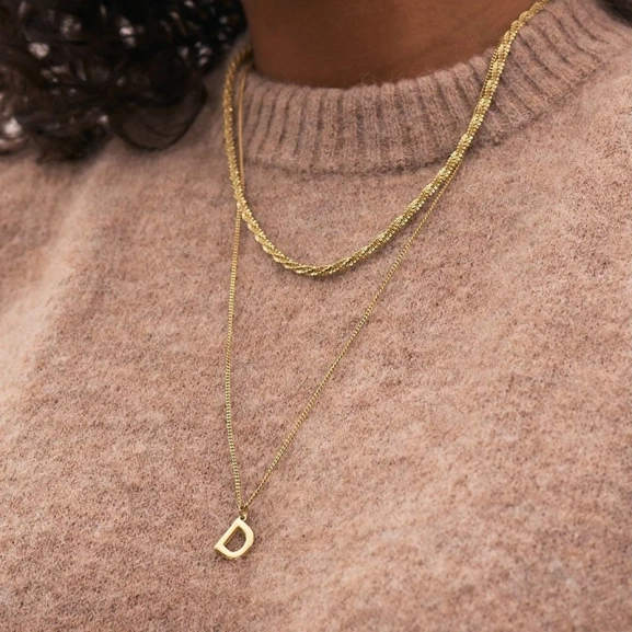 Initial A-Ö Charm Gold - Edblad - Snabb leverans - Gratis paketinslagning