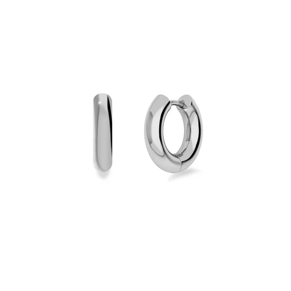 Chunky Hoops Steel - Edblad - Snabb frakt & paketinslagning - Nordic Spectra